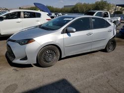 Salvage cars for sale at Las Vegas, NV auction: 2017 Toyota Corolla L