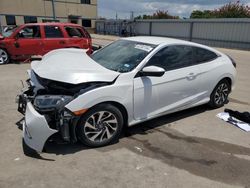 Salvage cars for sale at Wilmer, TX auction: 2020 Honda Civic LX