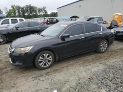 Salvage cars for sale at Spartanburg, SC auction: 2014 Honda Accord LX