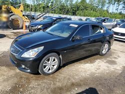 Salvage cars for sale at Harleyville, SC auction: 2015 Infiniti Q40