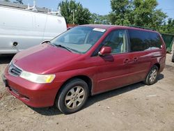 Salvage cars for sale at Baltimore, MD auction: 2004 Honda Odyssey EX