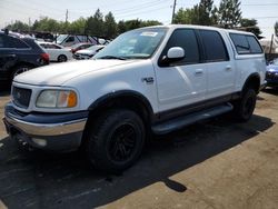 Salvage trucks for sale at Denver, CO auction: 2001 Ford F150 Supercrew