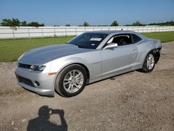 Salvage cars for sale at Houston, TX auction: 2015 Chevrolet Camaro LS