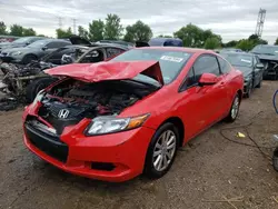 Carros salvage para piezas a la venta en subasta: 2012 Honda Civic EX