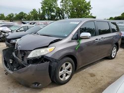 Toyota Sienna salvage cars for sale: 2012 Toyota Sienna Base