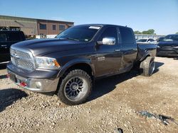 Salvage cars for sale at Kansas City, KS auction: 2015 Dodge 1500 Laramie