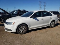 Salvage cars for sale at Elgin, IL auction: 2013 Volkswagen Jetta Base