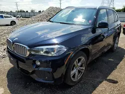 Salvage cars for sale at Elgin, IL auction: 2016 BMW X5 XDRIVE50I