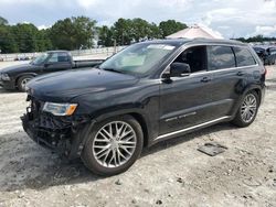 Jeep salvage cars for sale: 2017 Jeep Grand Cherokee Summit