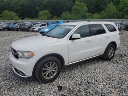 Salvage cars for sale at Montgomery, AL auction: 2017 Dodge Durango SXT