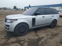 Land Rover salvage cars for sale: 2017 Land Rover Range Rover Supercharged