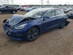 Salvage cars for sale at Elgin, IL auction: 2020 Tesla Model 3