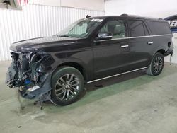 Salvage cars for sale at Tulsa, OK auction: 2021 Ford Expedition Max Limited