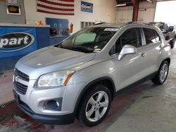 Salvage cars for sale at Angola, NY auction: 2015 Chevrolet Trax LTZ