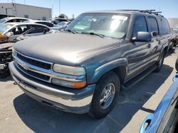 Salvage cars for sale at Martinez, CA auction: 2001 Chevrolet Suburban K1500