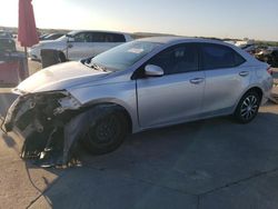 Toyota salvage cars for sale: 2017 Toyota Corolla L