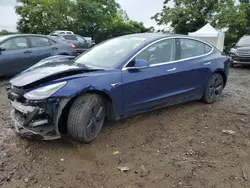 Salvage cars for sale at Baltimore, MD auction: 2018 Tesla Model 3