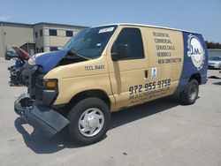 Salvage trucks for sale at Wilmer, TX auction: 2010 Ford Econoline E250 Van