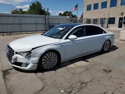 Salvage cars for sale at Littleton, CO auction: 2015 Audi A8 L Quattro