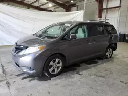 Salvage cars for sale at North Billerica, MA auction: 2014 Toyota Sienna LE