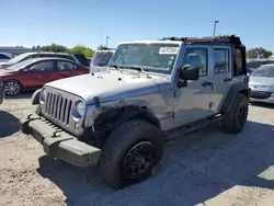 Salvage cars for sale at Sacramento, CA auction: 2016 Jeep Wrangler Unlimited Sport