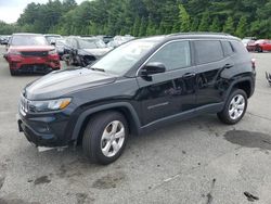 Salvage cars for sale at Exeter, RI auction: 2022 Jeep Compass Latitude