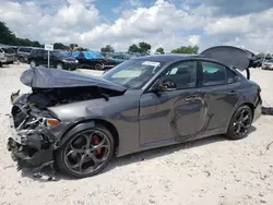 Salvage cars for sale at West Warren, MA auction: 2021 Alfa Romeo Giulia TI