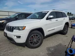 Jeep Grand Cherokee Limited salvage cars for sale: 2018 Jeep Grand Cherokee Limited