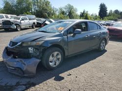 2013 Honda Civic LX en venta en Portland, OR