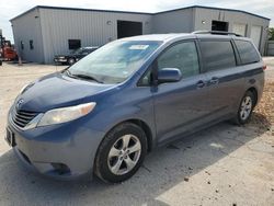 Salvage cars for sale at New Braunfels, TX auction: 2014 Toyota Sienna LE