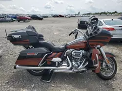 Salvage motorcycles for sale at Earlington, KY auction: 2015 Harley-Davidson Fltruse CVO Road Glide