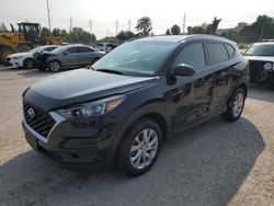 Salvage cars for sale at Bridgeton, MO auction: 2019 Hyundai Tucson Limited