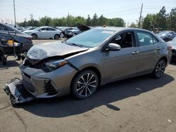 Toyota salvage cars for sale: 2019 Toyota Corolla L