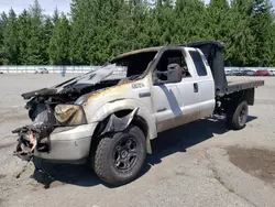 Salvage trucks for sale at Arlington, WA auction: 2006 Ford F350 SRW Super Duty