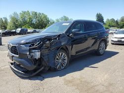 Salvage cars for sale at Portland, OR auction: 2020 Toyota Highlander Platinum