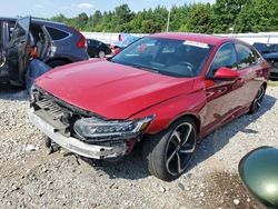 Salvage cars for sale at Memphis, TN auction: 2019 Honda Accord Sport