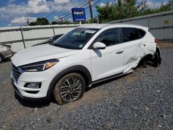 Salvage cars for sale at Hillsborough, NJ auction: 2021 Hyundai Tucson Limited