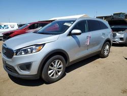 Salvage cars for sale at Brighton, CO auction: 2016 KIA Sorento LX