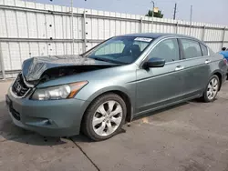 Salvage cars for sale at Littleton, CO auction: 2010 Honda Accord EXL