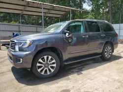 Toyota Vehiculos salvage en venta: 2020 Toyota Sequoia Limited