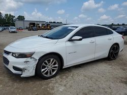 Chevrolet salvage cars for sale: 2017 Chevrolet Malibu LT