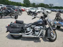 Salvage motorcycles for sale at Des Moines, IA auction: 2009 Harley-Davidson Flstc