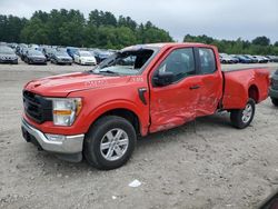 Salvage cars for sale at Mendon, MA auction: 2022 Ford F150 Super Cab