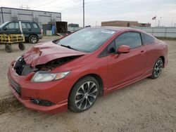 Salvage cars for sale from Copart Bismarck, ND: 2013 Honda Civic SI