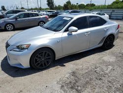 Salvage cars for sale at Miami, FL auction: 2014 Lexus IS 250