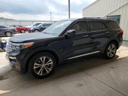 Salvage cars for sale at Dyer, IN auction: 2020 Ford Explorer Platinum