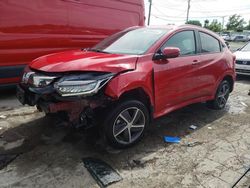 Salvage cars for sale at Chicago Heights, IL auction: 2019 Honda HR-V Touring