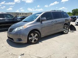 Salvage cars for sale at Wilmer, TX auction: 2015 Toyota Sienna LE