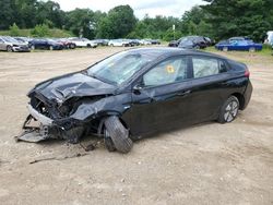 Salvage cars for sale at North Billerica, MA auction: 2019 Hyundai Ioniq Blue