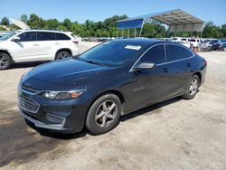 Salvage cars for sale at Florence, MS auction: 2017 Chevrolet Malibu LS